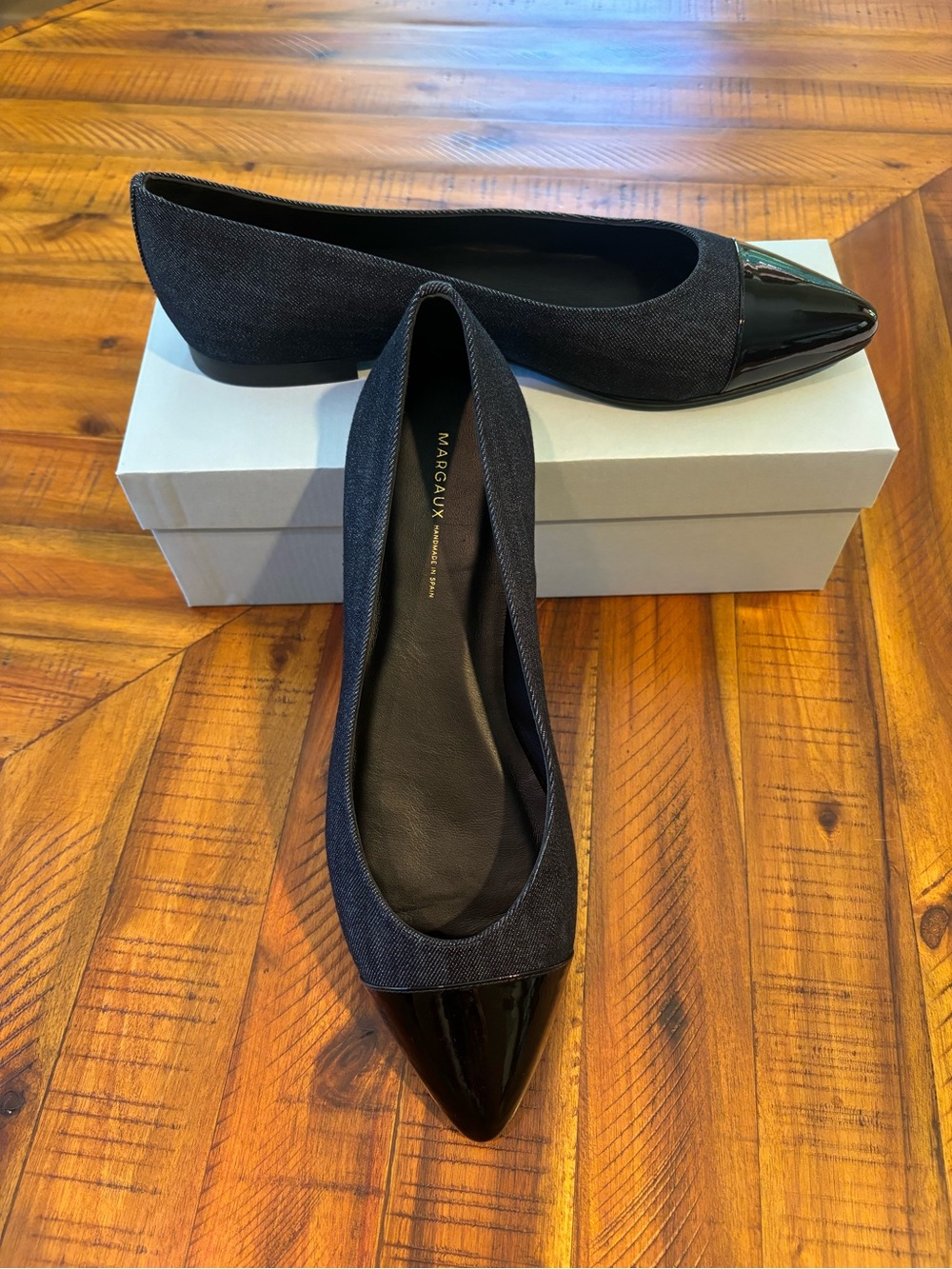 NIB Margaux Cap-toe Pointe Ballet Flats - 11W